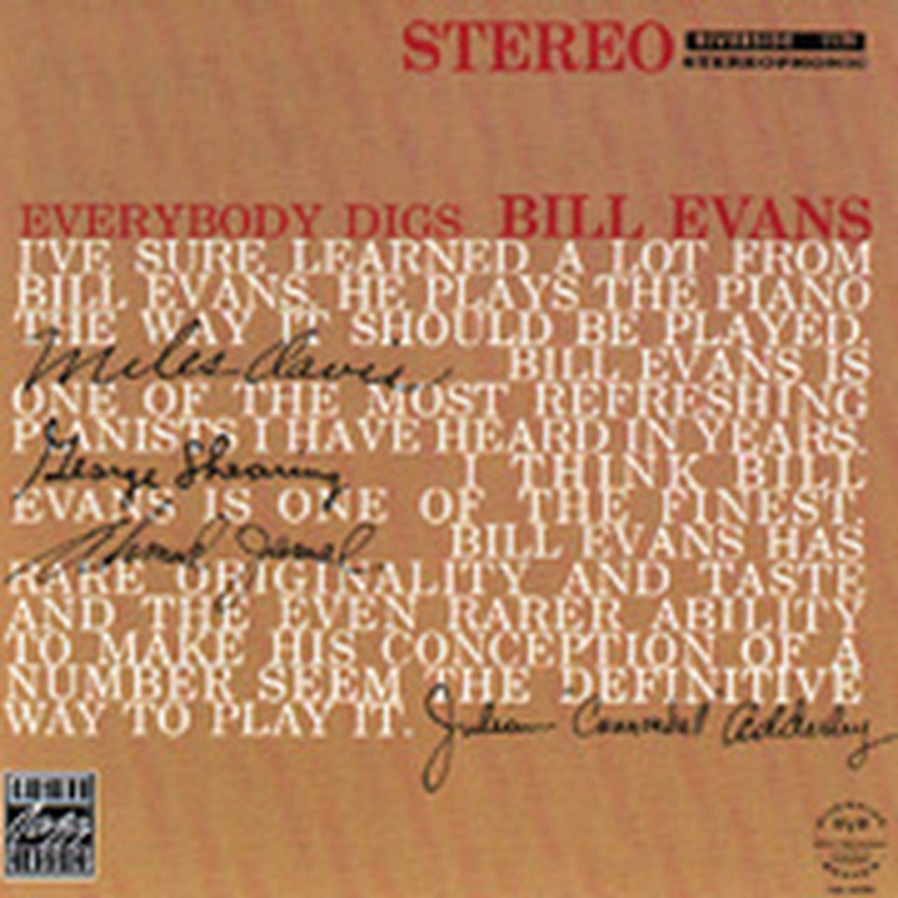 Bill Evans Everybody Digs Bill Evans LP (Vinyl)