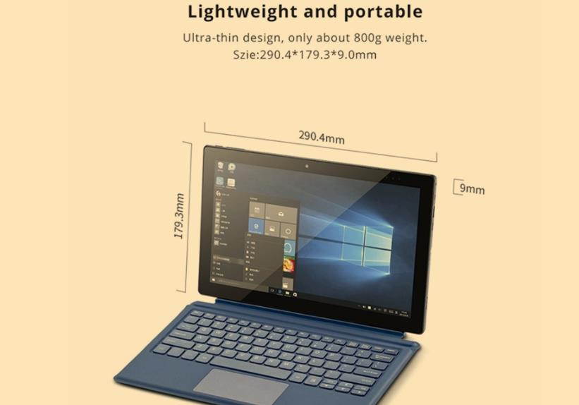 W11 2 in 1 Tablet PC 11.6 inch, 8GB RAM  Windows 10 Intel Gemini Lake N4100 Quad Core with Keyboard & Stylus Pen