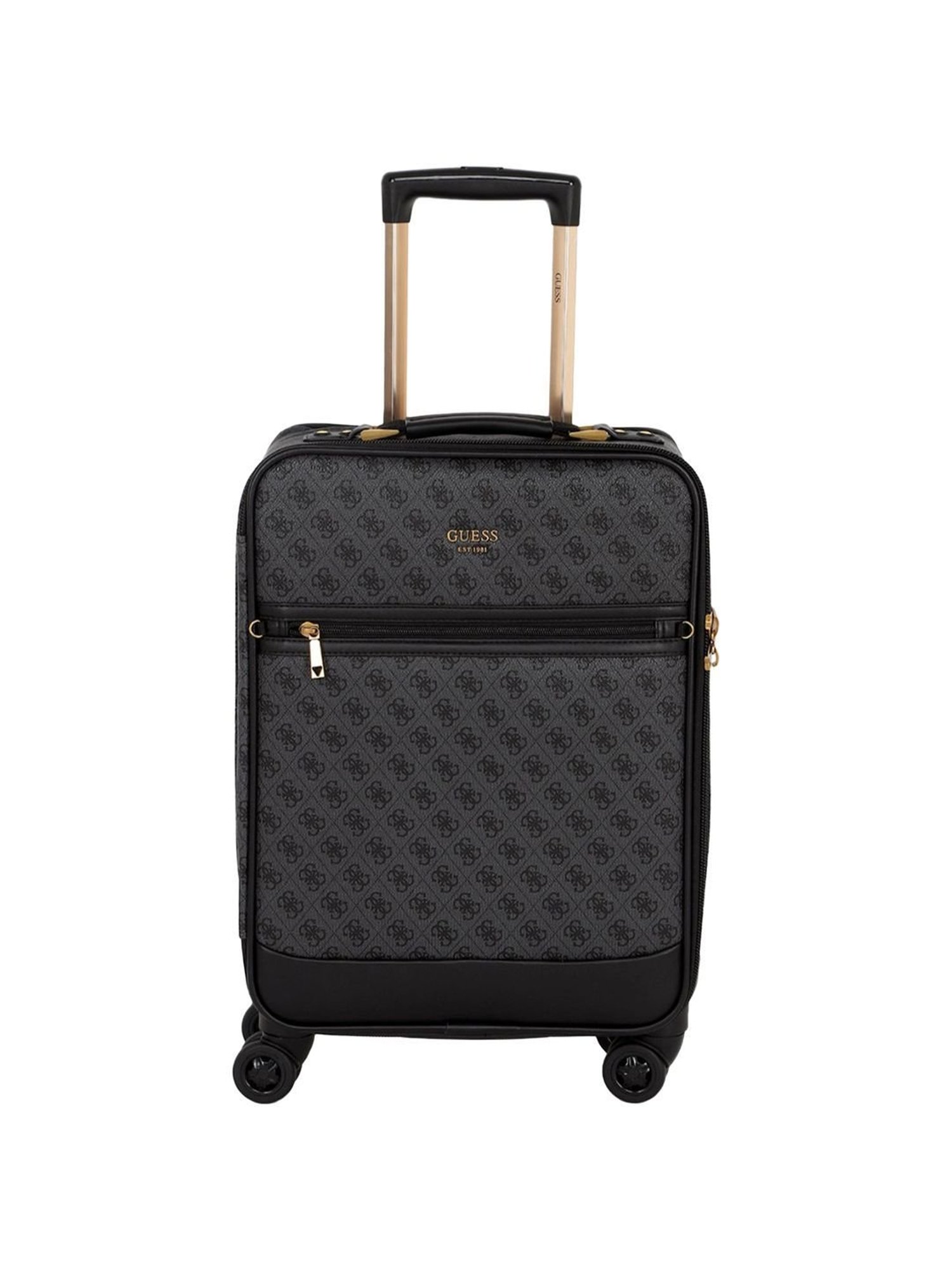 Guess Coal 8 wheels Small Soft Cabin Trolley Bag