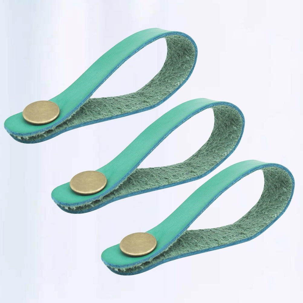 4Pcs Guitar Neck Strap Leather Head Belt Holder Button Safe Lock Ukulele Bass Folk Acoustic Electric Guitar Accessories (Black + Green + Red + Brown)