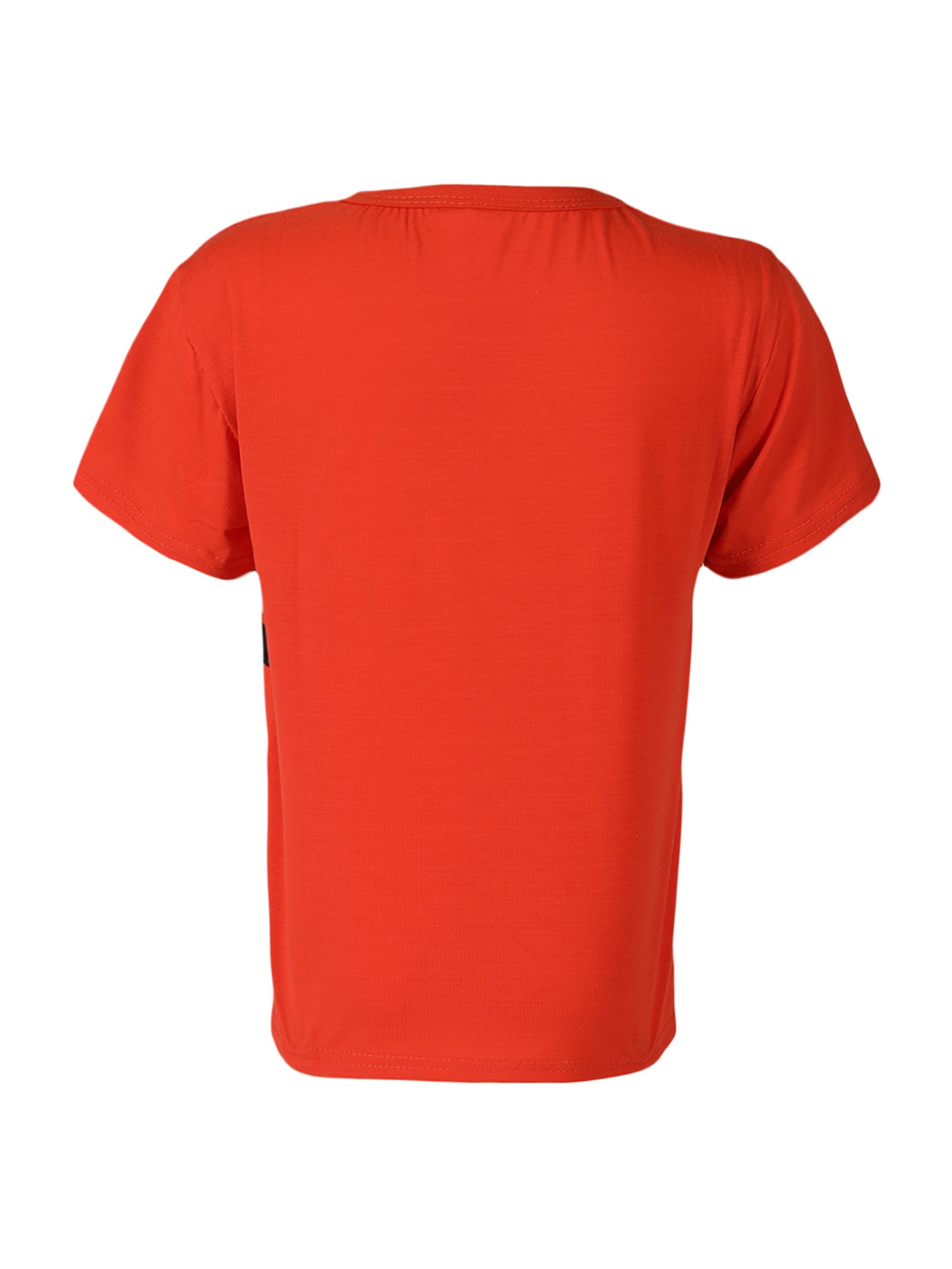 Passion Petals Kids Orange Cotton Printed T-Shirt