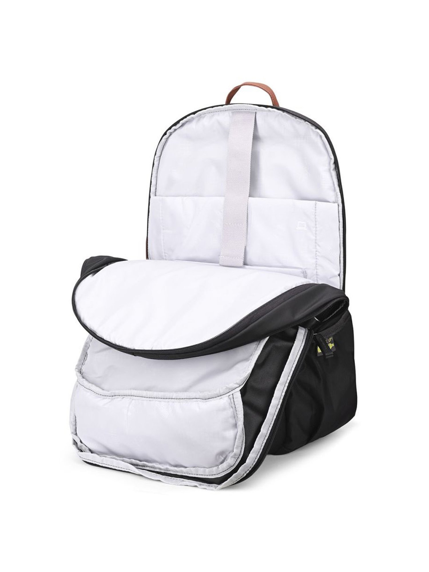 Skybags Protech Dark Grey Polyester Printed Laptop Backpack - 25 Ltrs