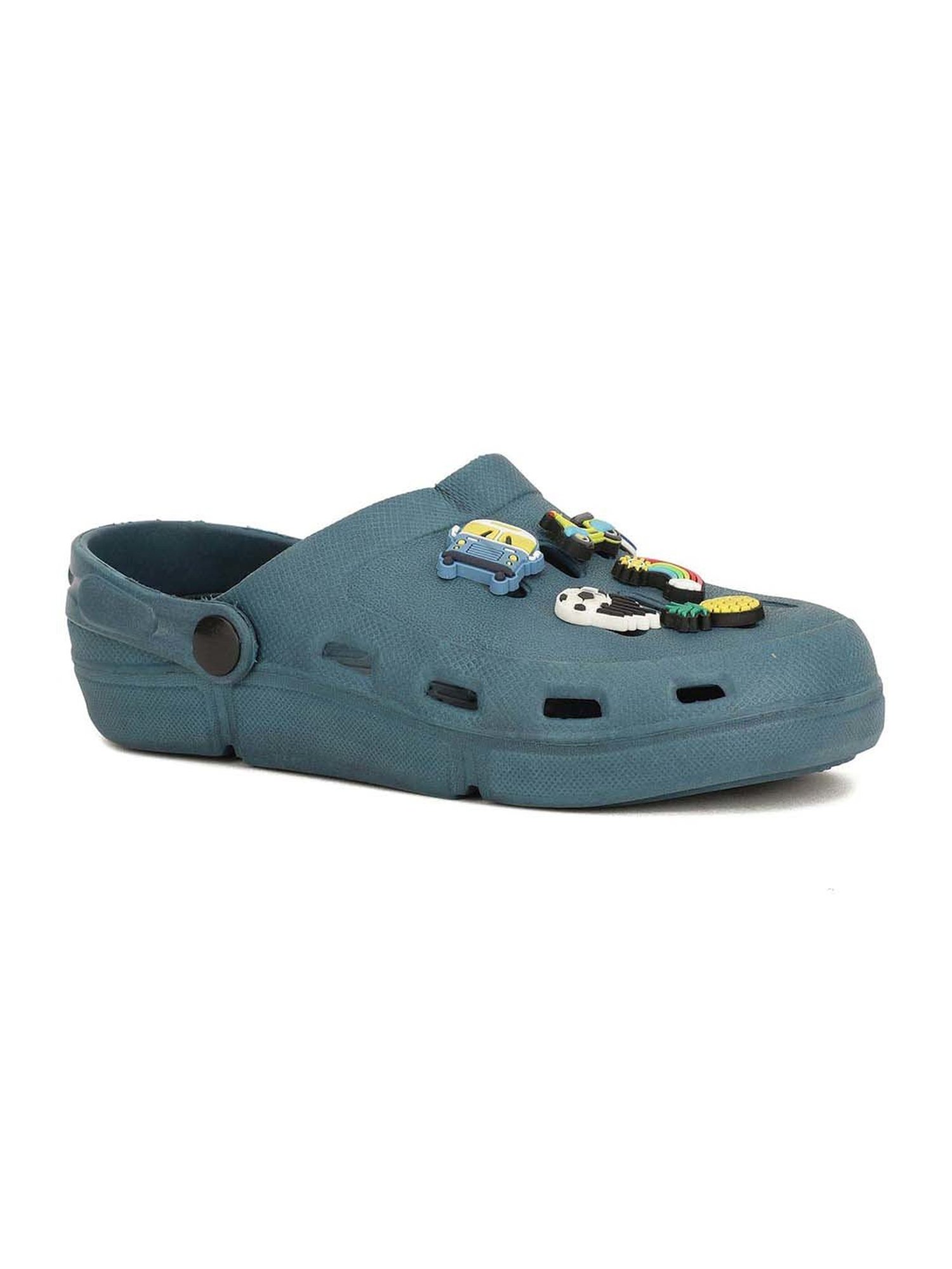 Bubblegummers by Bata Kids Teal Blue Back Strap Clogs