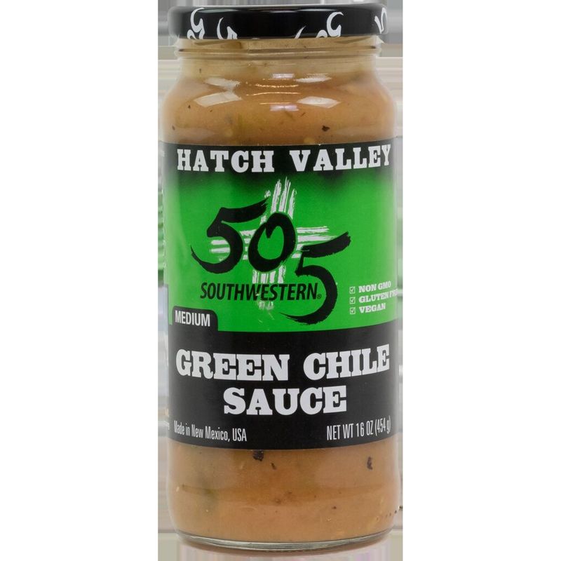 505 Southwestern Hatch Valley Medium Green Chile Sauce - 16oz