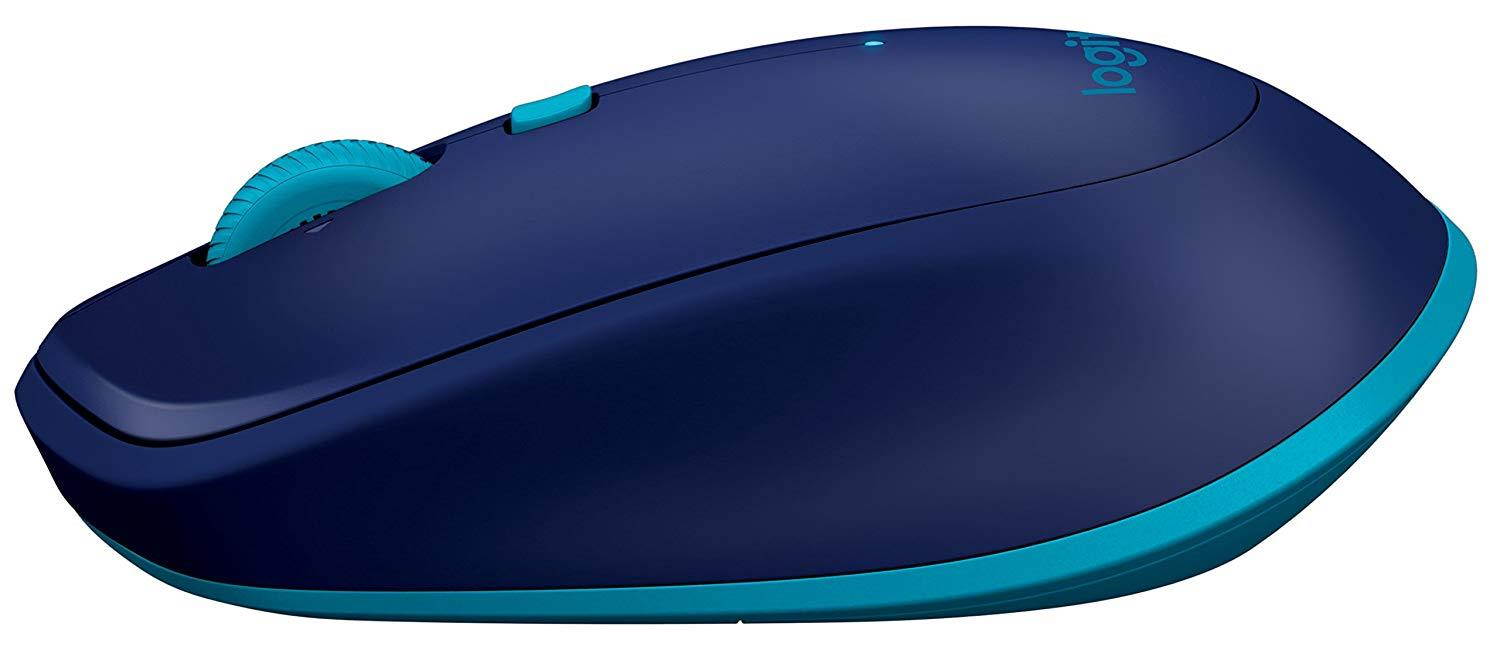 Logitech M535 Compact Bluetooth Wireless Optical Mouse for Mac, Windows, Chrome OS and Android Devices &ndash; Blue