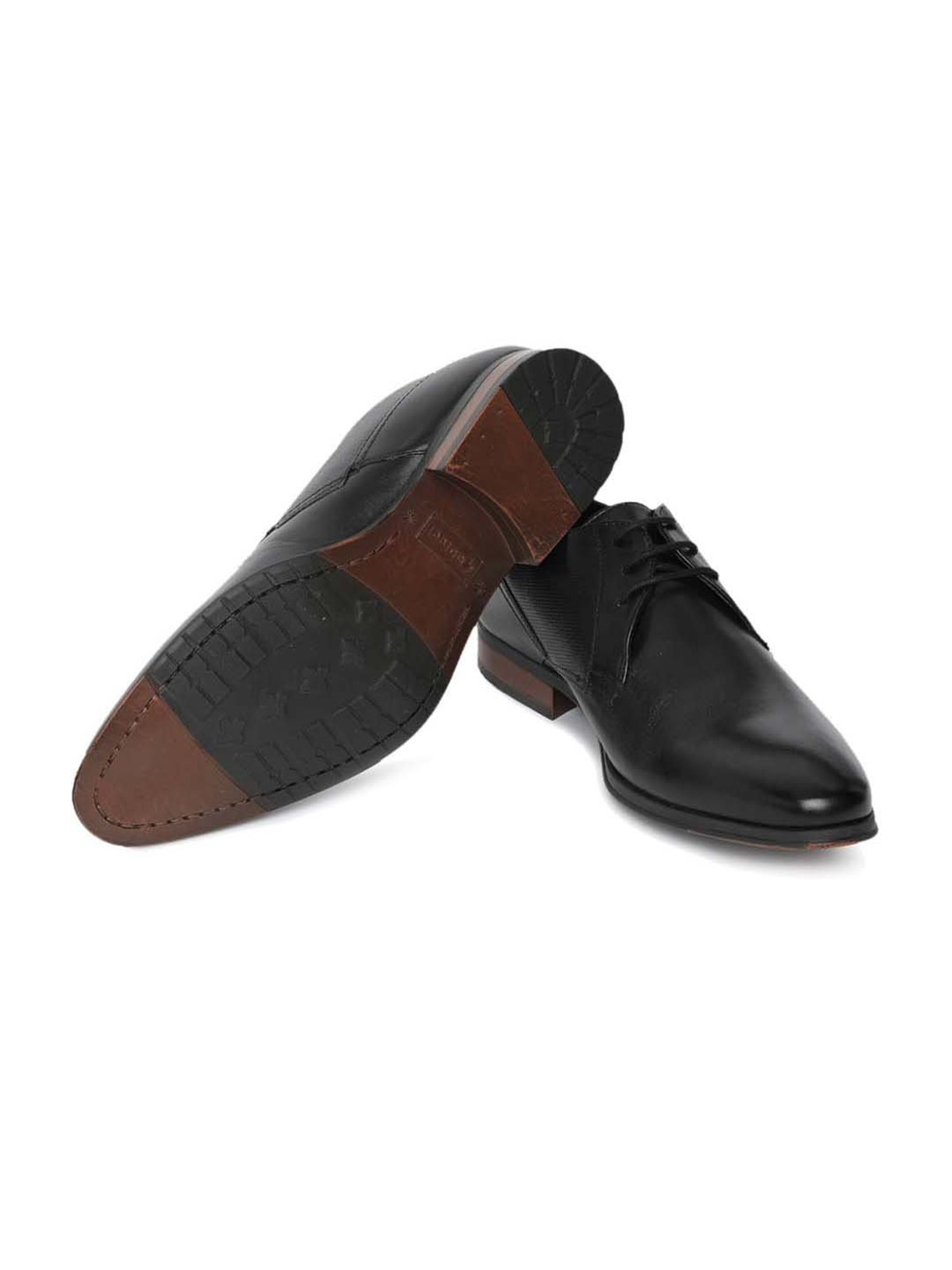 Gabicci Men's Black Derby Shoes