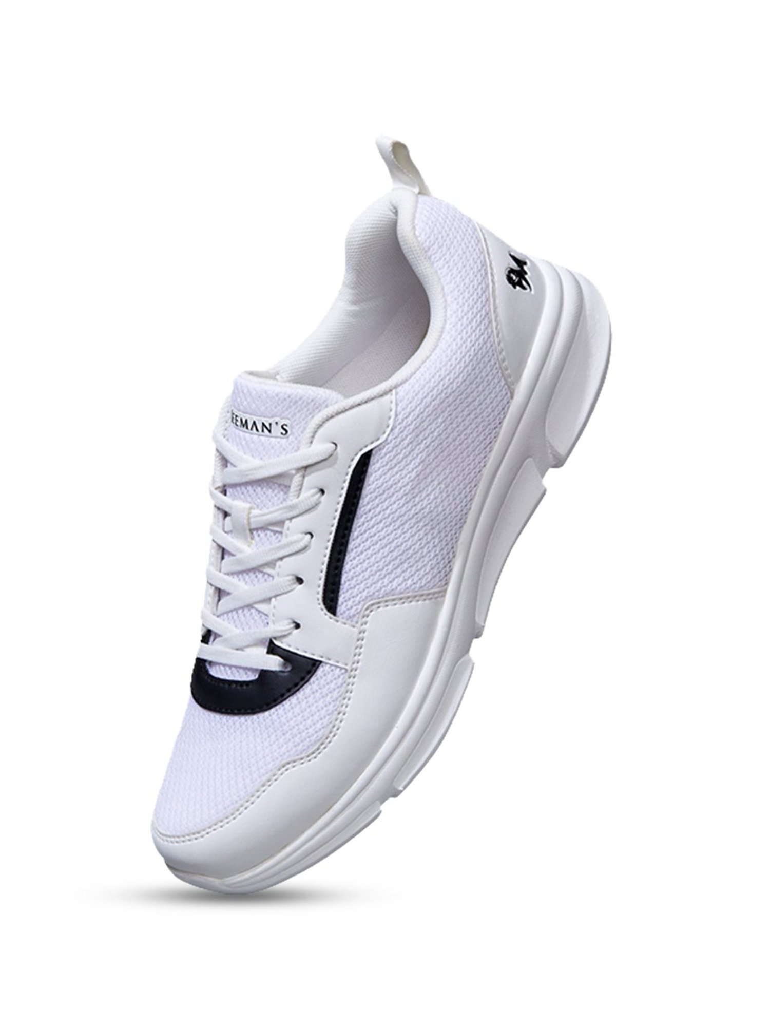 Neemans Men's White Running Shoes