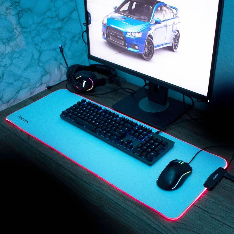 Lenovo Legion M200 RGB Gaming Mouse-WW - Optical - Cable - Black - USB - 2400 dpi - Scroll Wheel - 5 Button(s) - Symmetrical