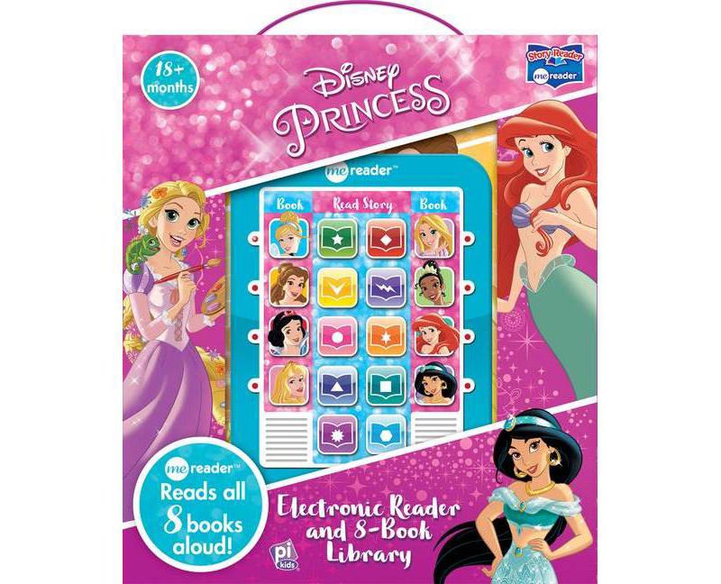 Pi Kids Disney Princess Electronic Me Reader and 8-Book Library Boxed Set