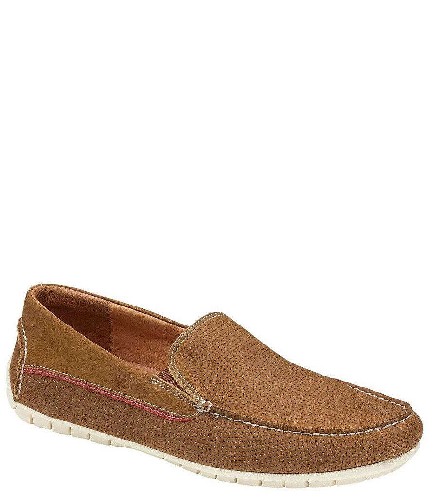 Johnston & Murphy Men's Cort Perforated Venetian Loafers