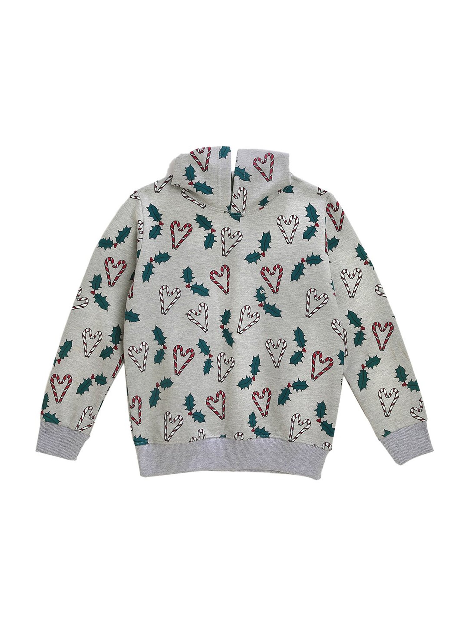 Kids Craft Grey Printed Hoddie