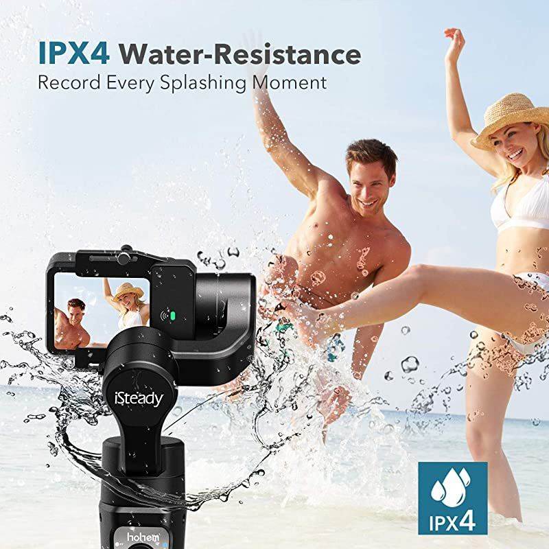 3Axis Gimbal Stabilizer for GoPro 8 Action Camera Handheld Gimbal Tripod Mount SplashProof Wireless Control for Gopro Hero 876543 Osmo ActionSJ CAMYI CamSony RX0  iSteady Pro3