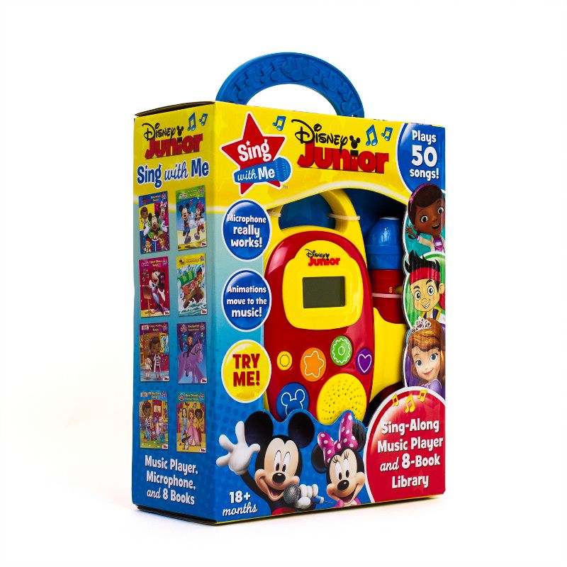 Disney Junior Sing With Me Sing-Along Music Player and 8-Book Library