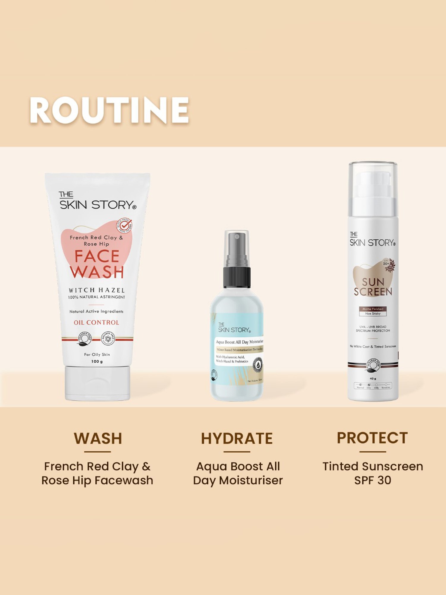 The Skin Story Hyaluronic Acid Aqua Boost All Day Moisturiser - 50 ml