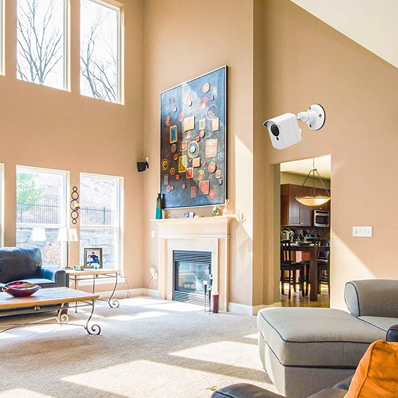 Wyze Cam Wall Mount,  Weatherproof Protective Cover with Adjustable Mount for Wyze Cam V2 Camera, Indoor/Outdoor Use (White, 3 Pack)