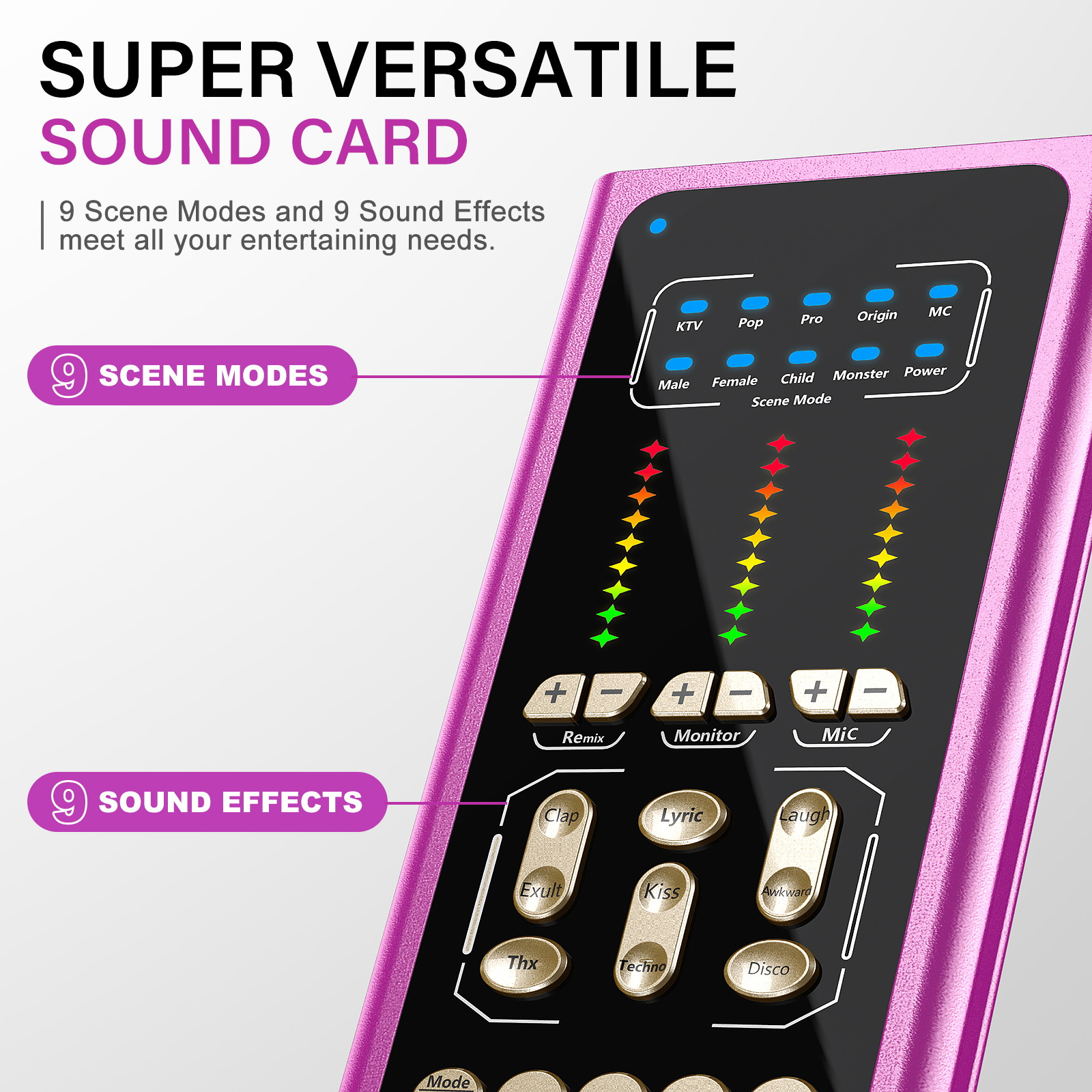 gold--BM800 Professional Suspension Microphone Kit Studio Live Stream Broadcasting Recording Condenser Microphone Set