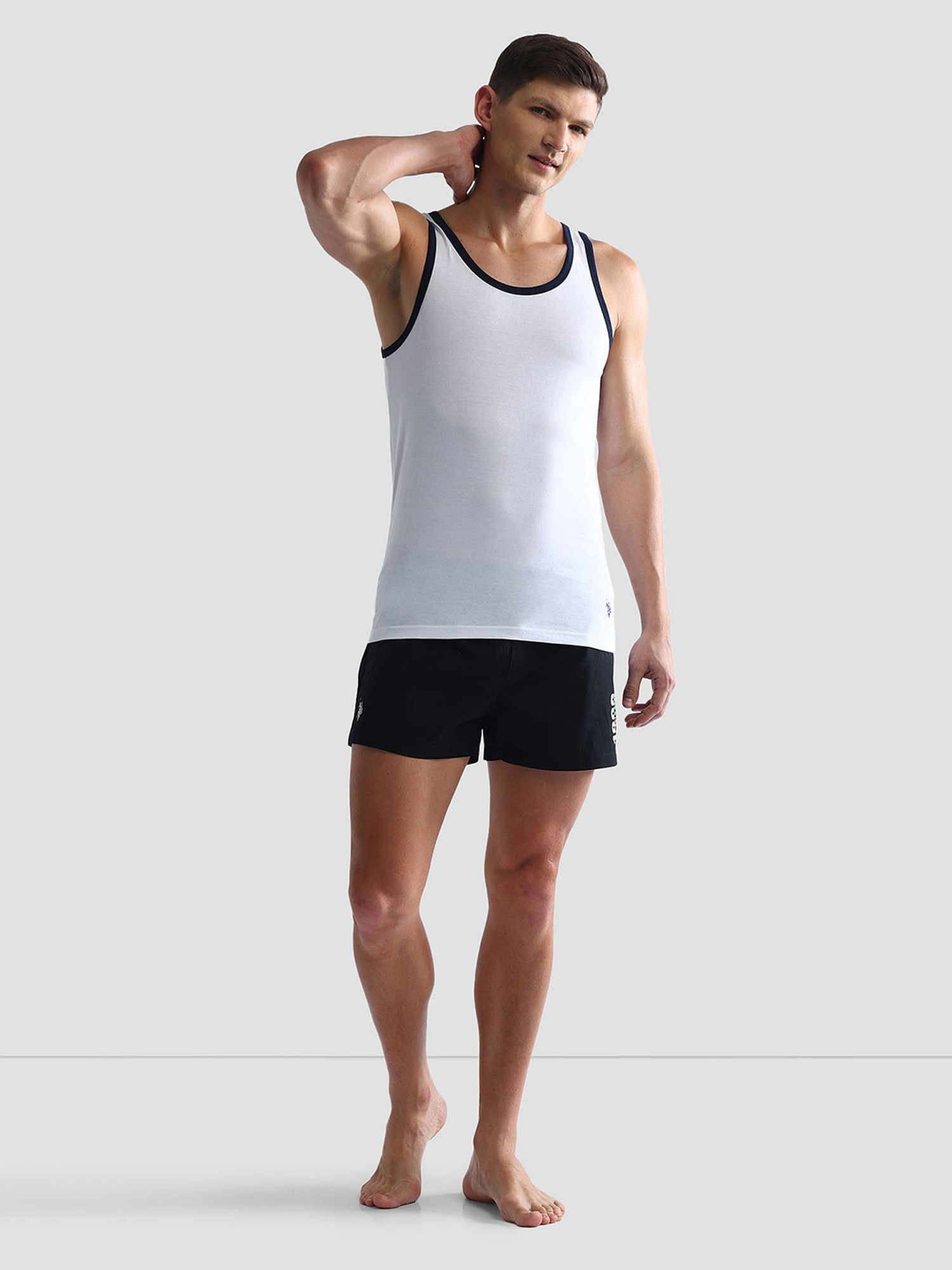 U.S. Polo Assn. White Regular Fit Vest