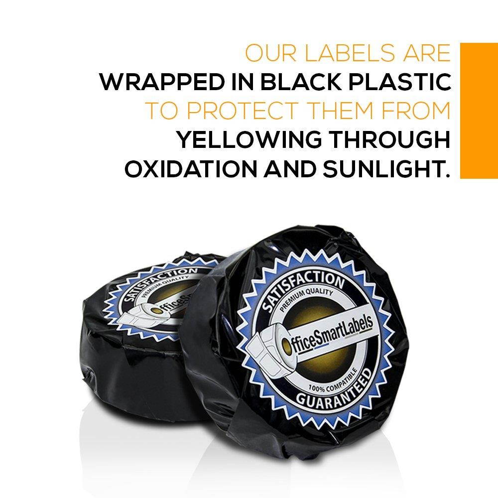 Dymo Compatible 30336-1" x 2-1/8" Multipurpose Labels (12 Rolls - 500 Labels Per Roll)