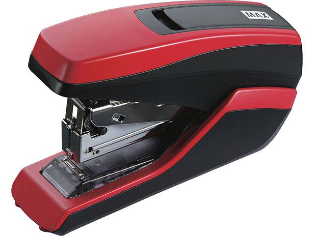 Max USA Stapler 35-Sheet Half Strip 1-3/5"Wx5-1/10"Lx3-2/5"H RDBK HD91661