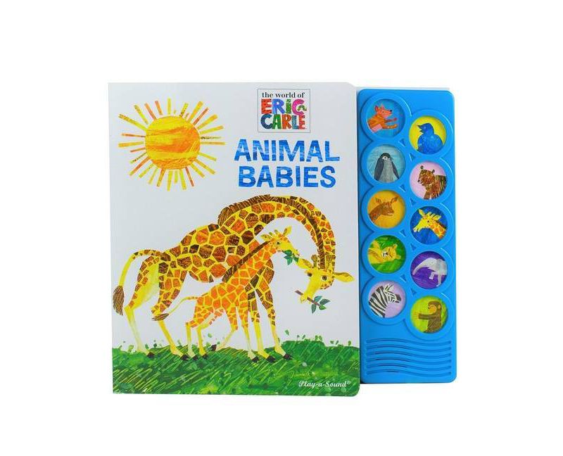 World of Eric Carle Listen and Learn 10Button Sound Board Book - by Susan Rich Brooke (Board Book)