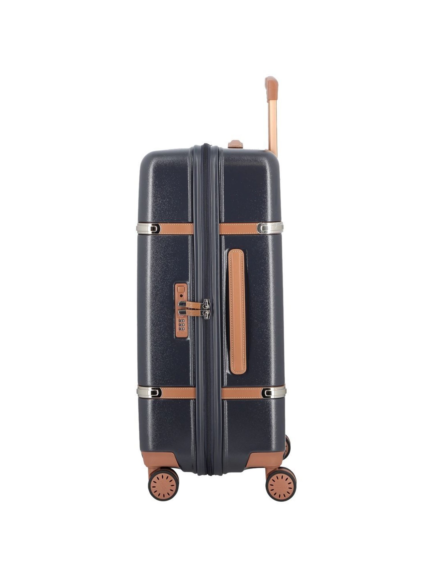 Jump Cassis Riviera Navy 8 Wheels Medium Hard Cabin Trolley Bag