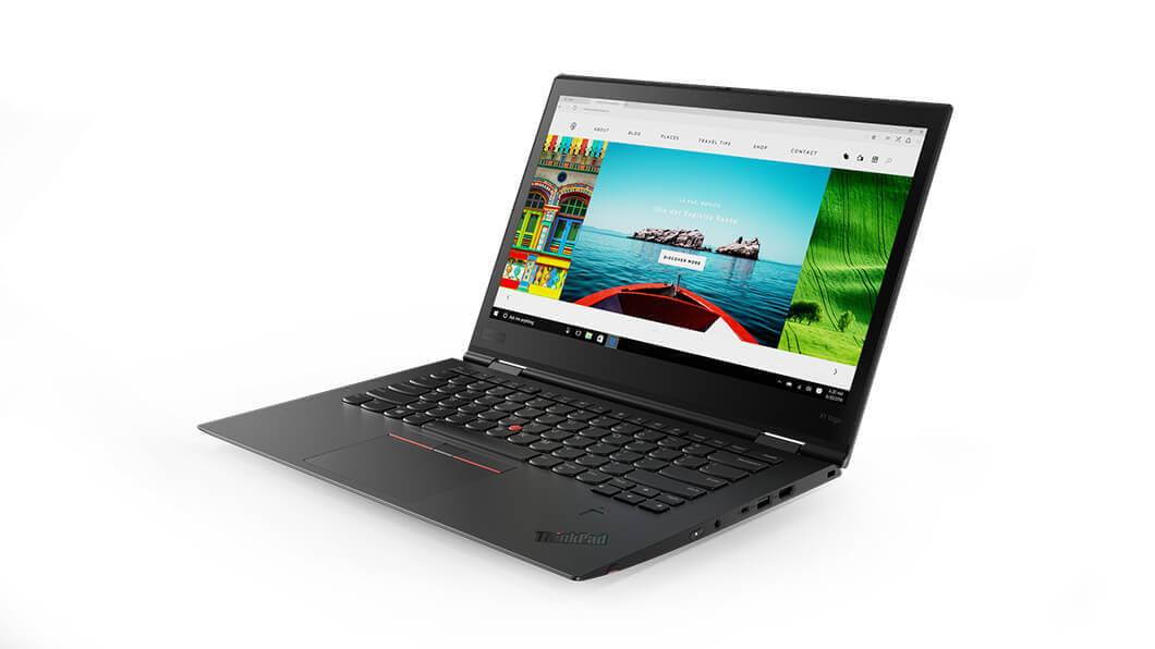 2018 Lenovo ThinkPad X1 Yoga (3rd Gen) Multimode Ultrabook - Windows 10 Pro - Intel i7-8650U, 512GB NVMe-PCIe , 16GB RAM, 14" WQHD HDR (2560&times;1440) Touchscreen with Pen, Fingerprint Reader (Black)
