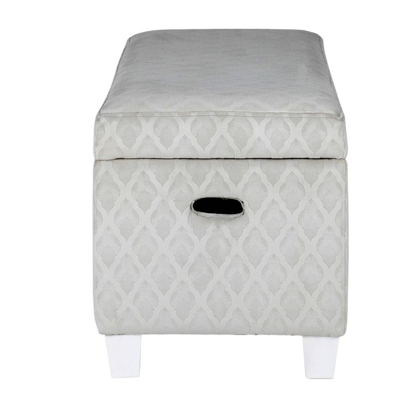 Kids' Juvenile Storage Bench Gray - HomePop