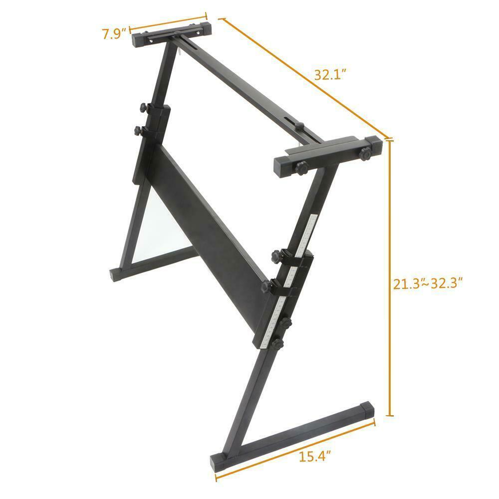 New Pro Audio Fold Adjustable Z Style Keyboard Electric Piano Stand