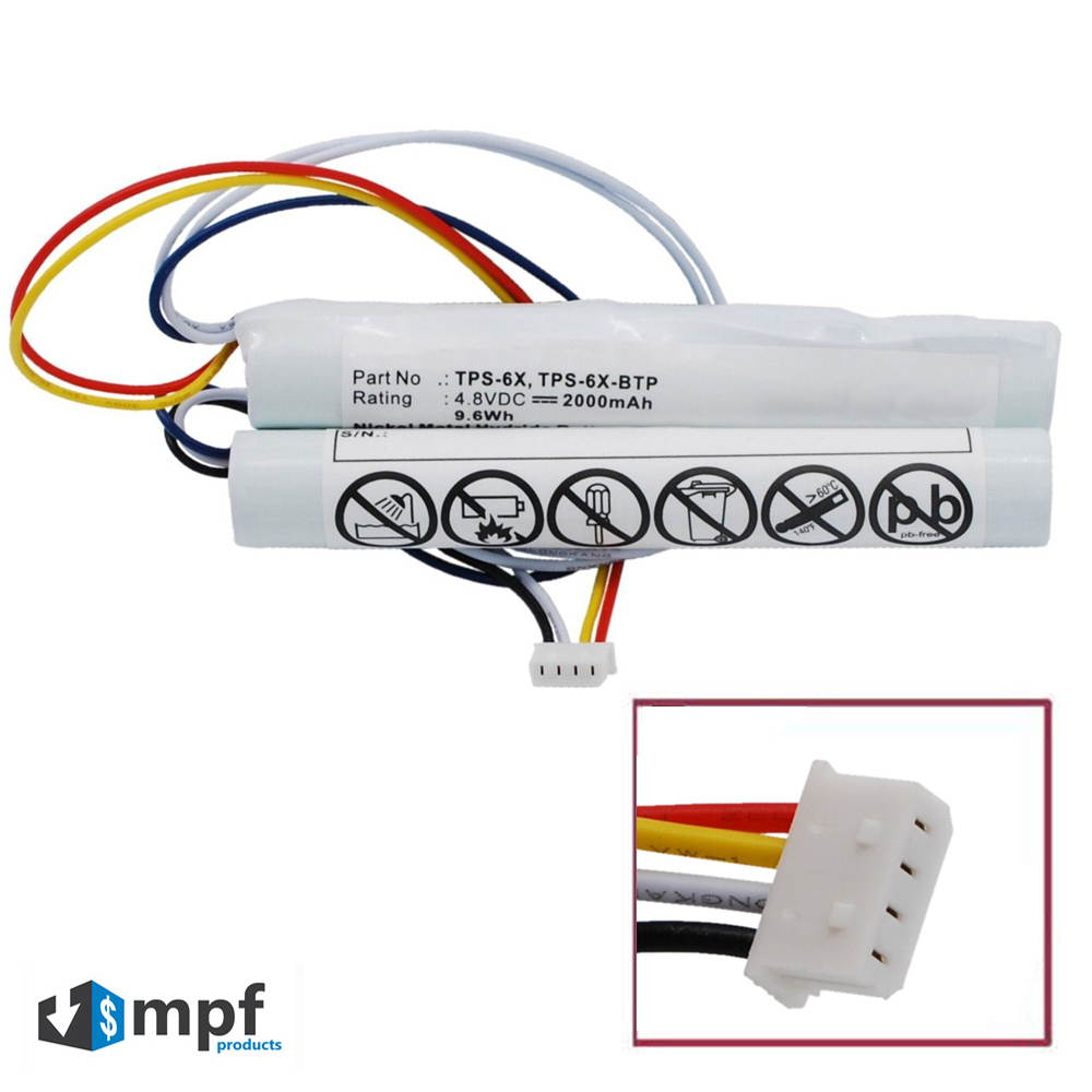 Replacement 2000mAh TPS-6X-BTP Battery for Crestron TPS-6X Wireless Touchpanel Touch Screen Remote Control