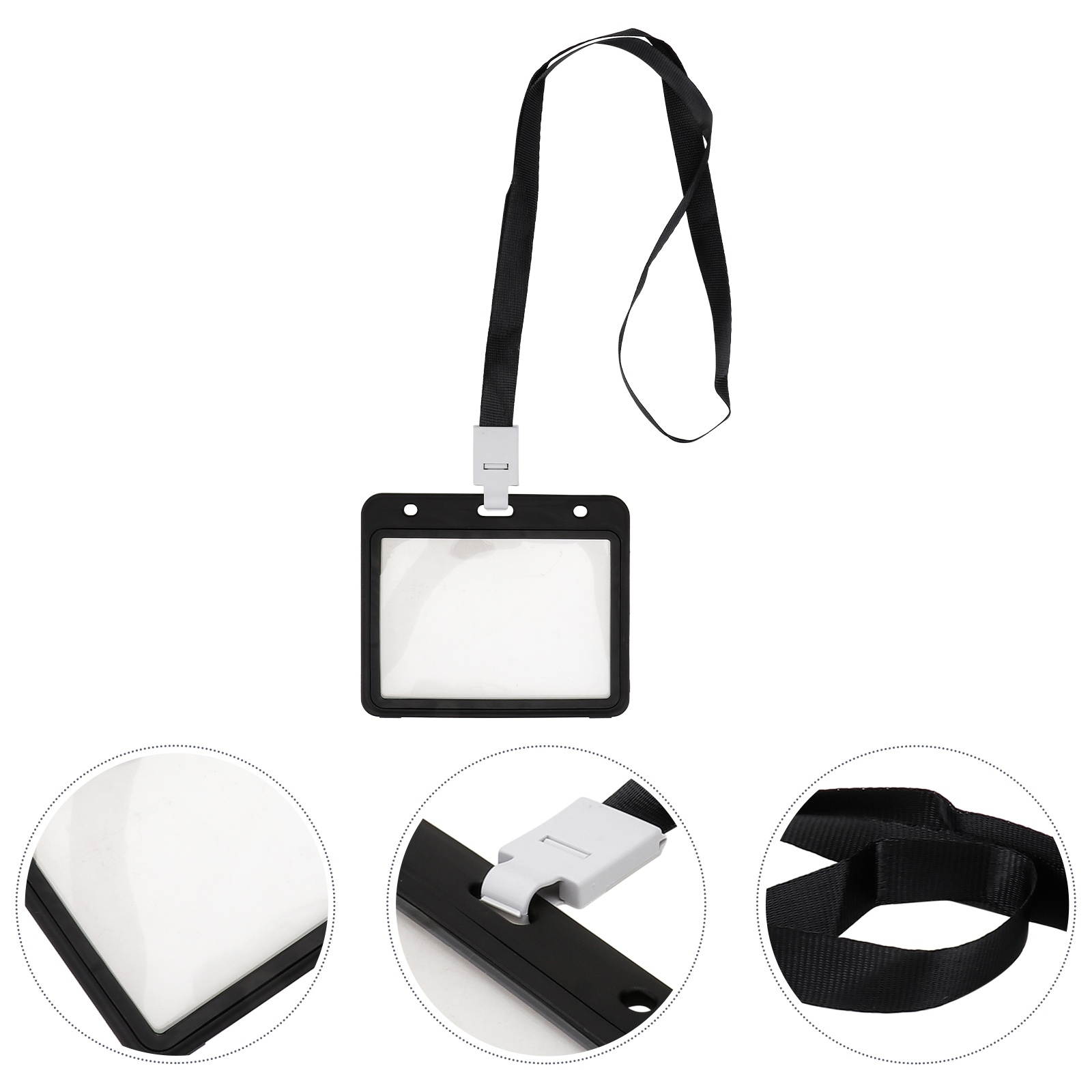 4PCS Work Permit Protective Cover Transparent Vaccine Card Cover Multi-purpose Card Protective Cover for Students Staff