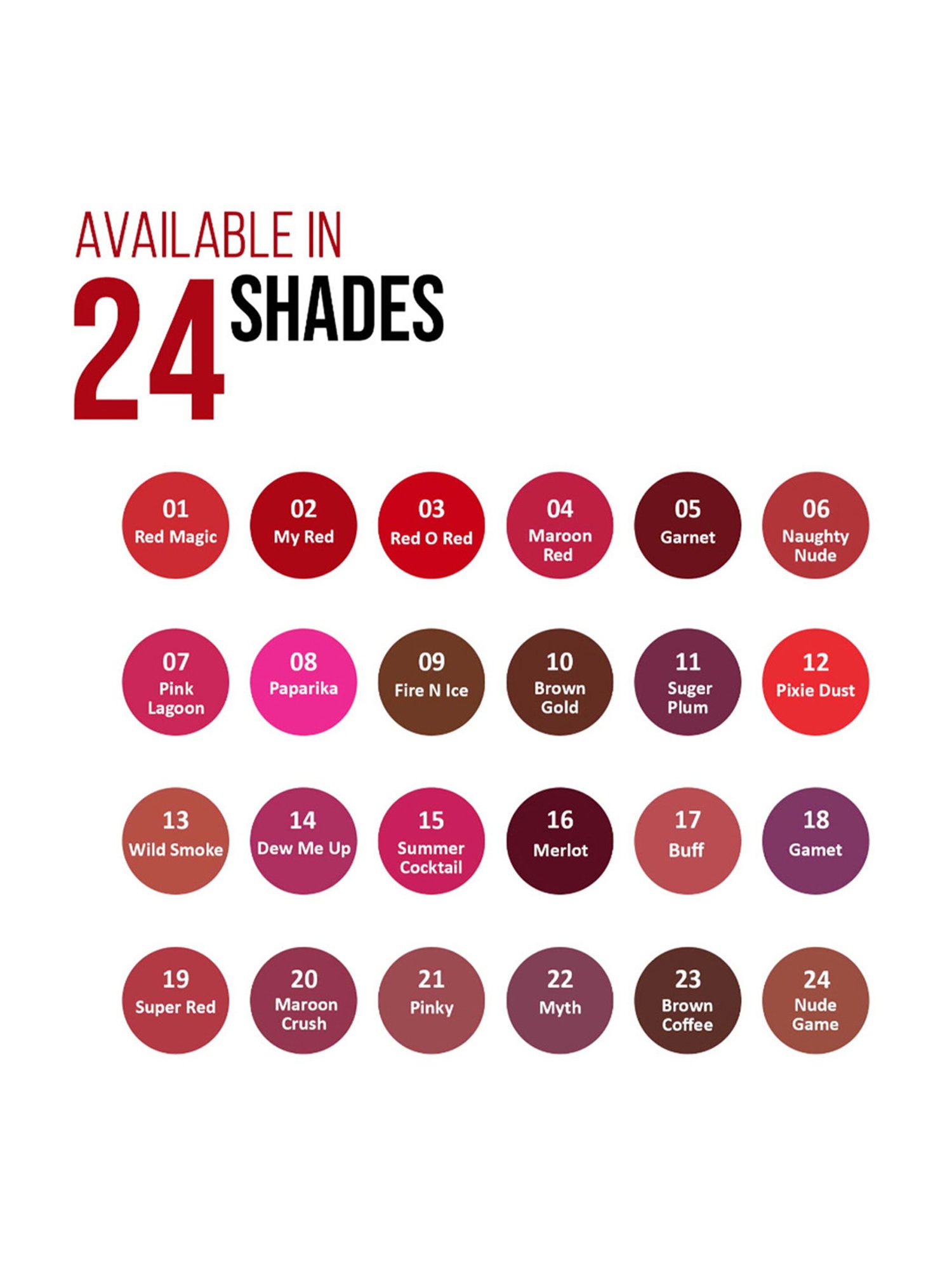 Glam21 Matte Lippie No Transfer Liquid Lipstick 23 Brown Coffee - 4 gm