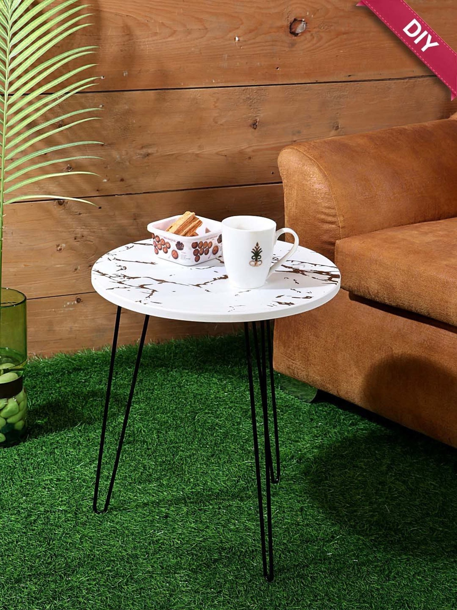 HOSTA HOMES Multicolor PVC Standard Size Detachable Table