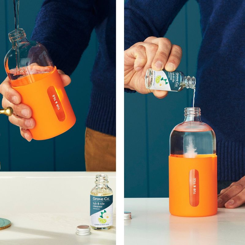 Grove Co. Tub & Tile Cleaner Concentrates - Citron & White Rose - 2pk