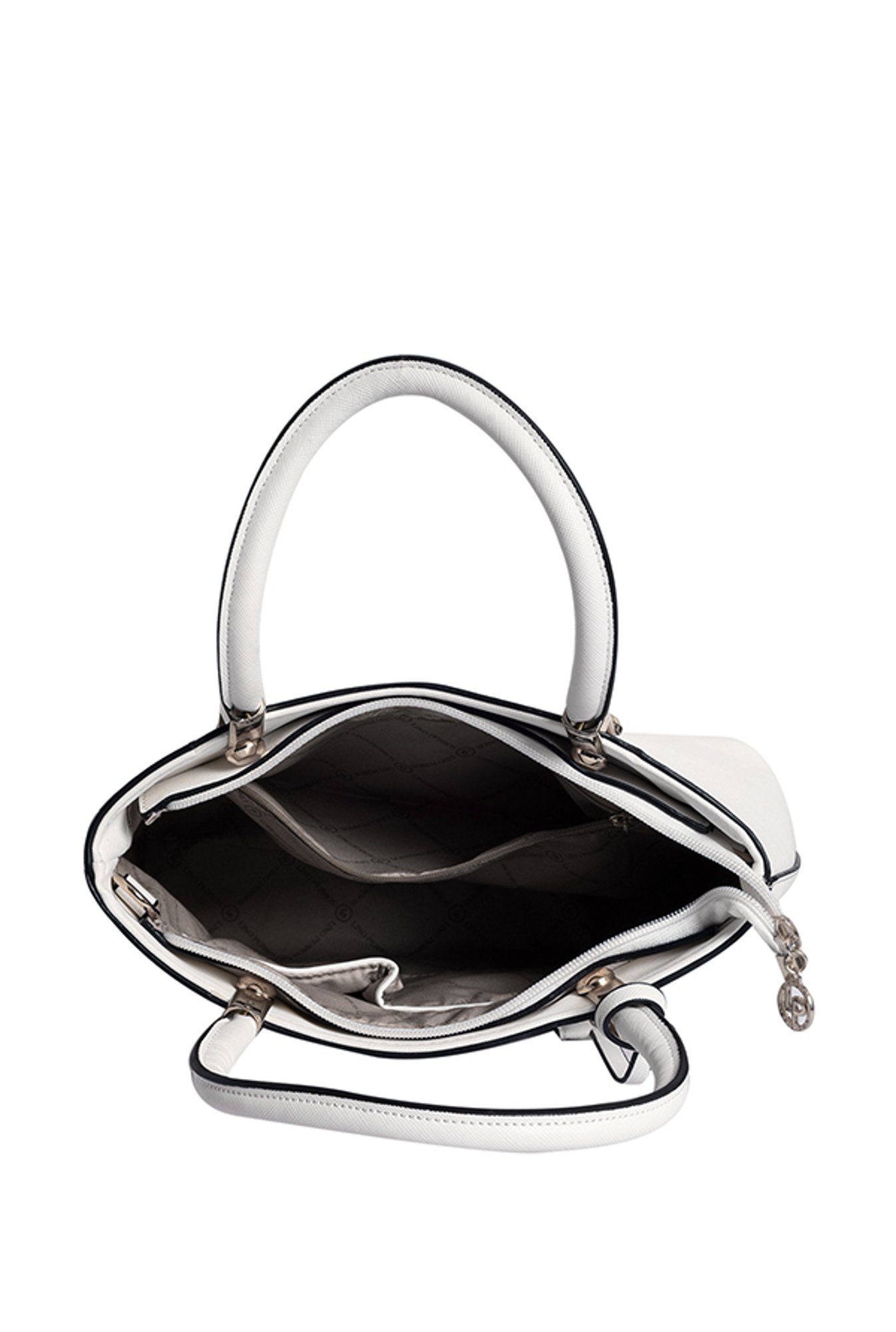 Lino Perros White Solid Handbag