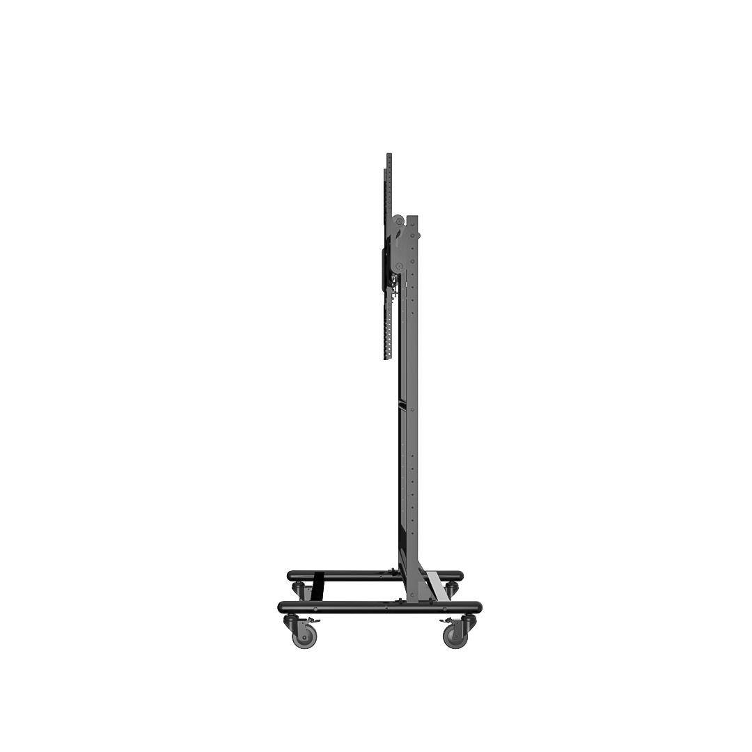 Cotytech Adjustable Ergonomic Mobile TV Cart For 56 inch - 70 inch With 2 Shelves