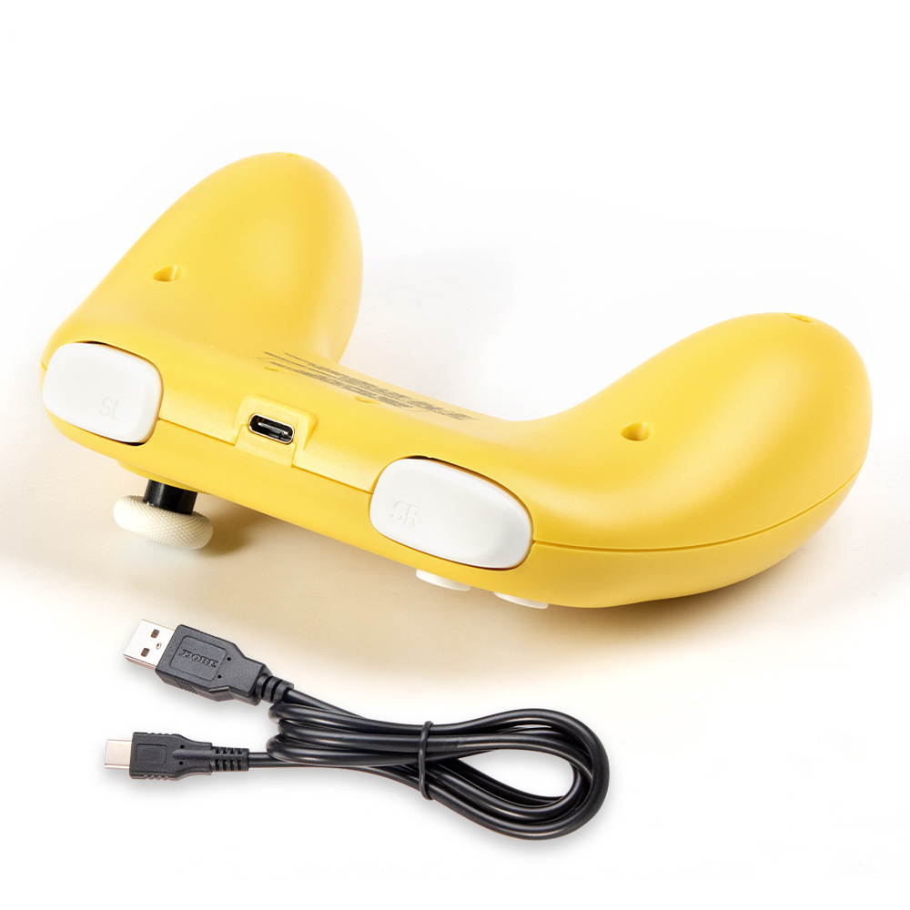 New Nintendo Switch & Switch Lite 3D Joystick Wireless Controller Ergonomic Soft Touch, Yellow