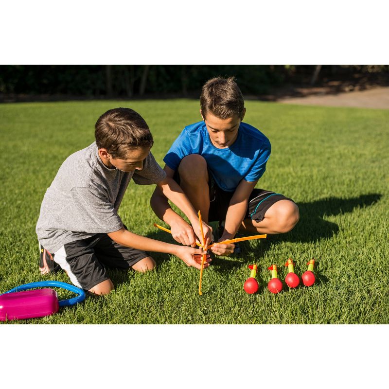 Stomp Rocket Ultra High Flying Foam Tipped Rockets with Launch Pad