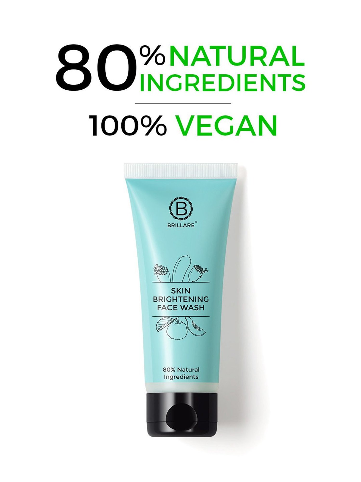 Brillare Skin Brightening Face Wash for Reducing Pigmentation - 100 ml