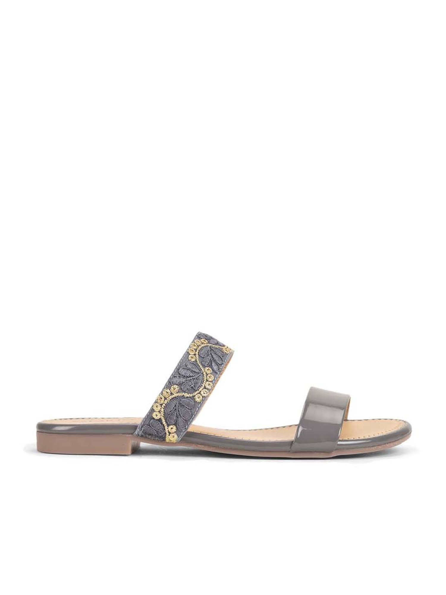 Salario Women's Grey Ethnic Sandals