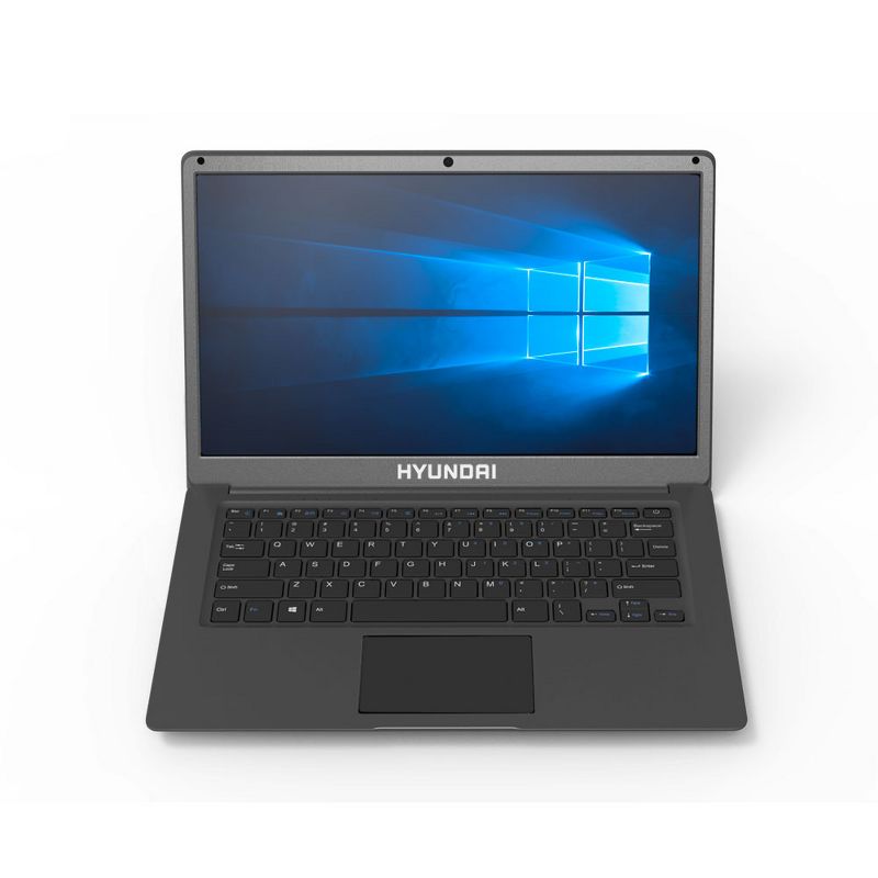 Hyundai Thinnote-A, 14.1" Celeron Laptop, 4GB RAM, 64GB Storage, Expandable 2.5" SATA HDD Slot, Windows 10 Home S Mode, English - Space Grey