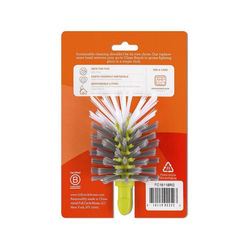 Full Circle Clean Reach Bottle Brush Replacement Head