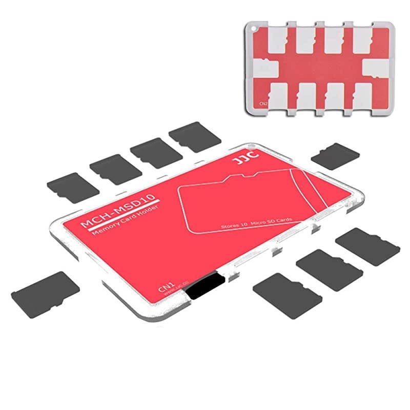 Slots Memory Card Case Holder Storage Organizer for Micro SD Cards Slim UltraThin Credit Card Size Lightweight Portable TF MSD Memory Card Storage