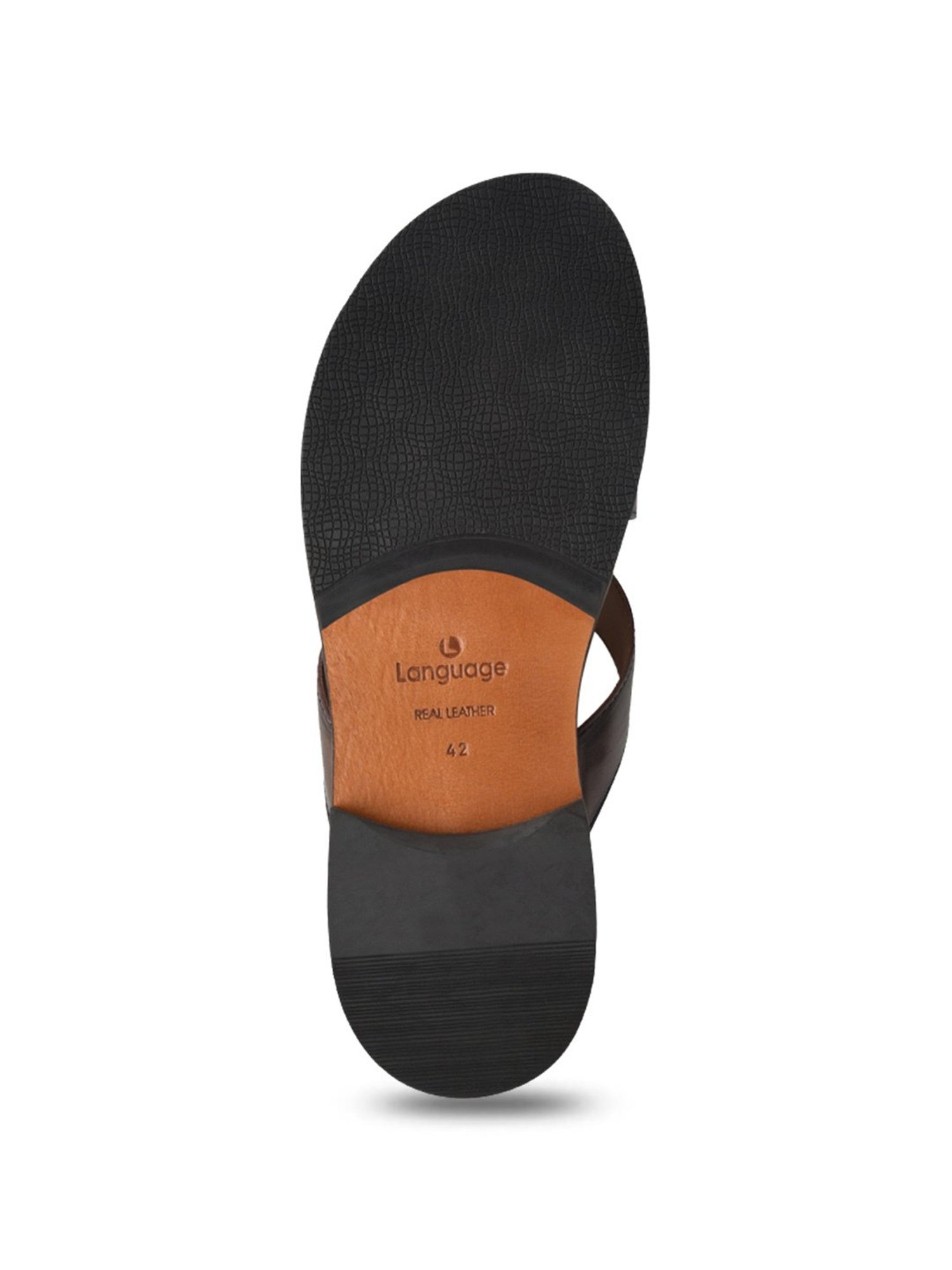 Language Shoes Men's Timothy Brown Toe Ring Sandals