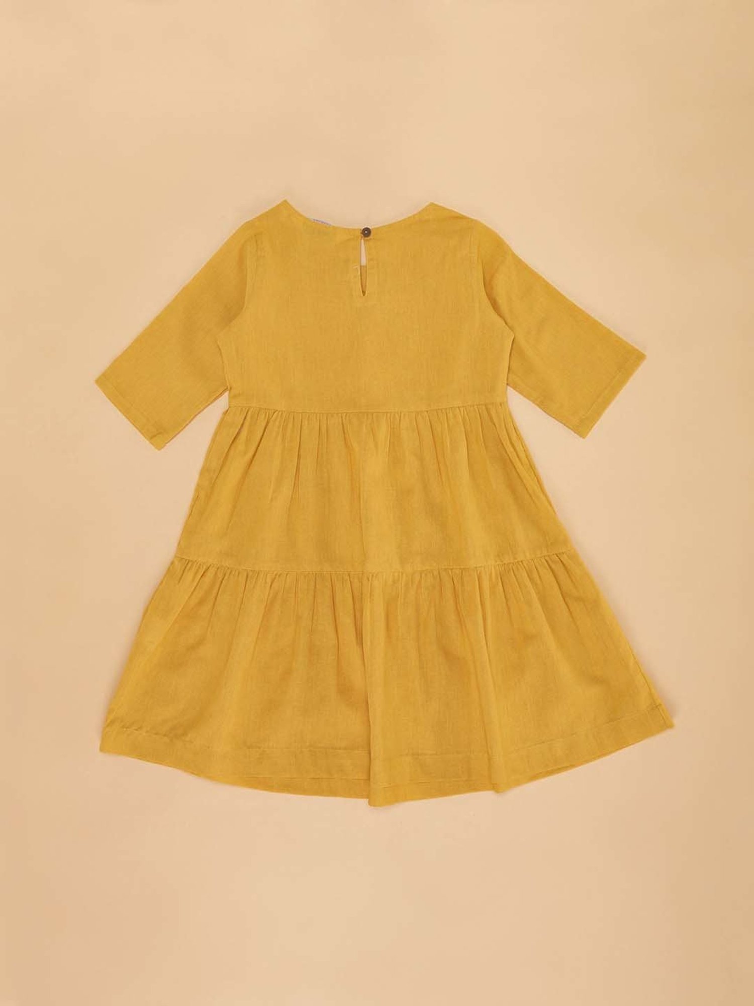 Budding Bees Kids Multicolor Floral Print Dress