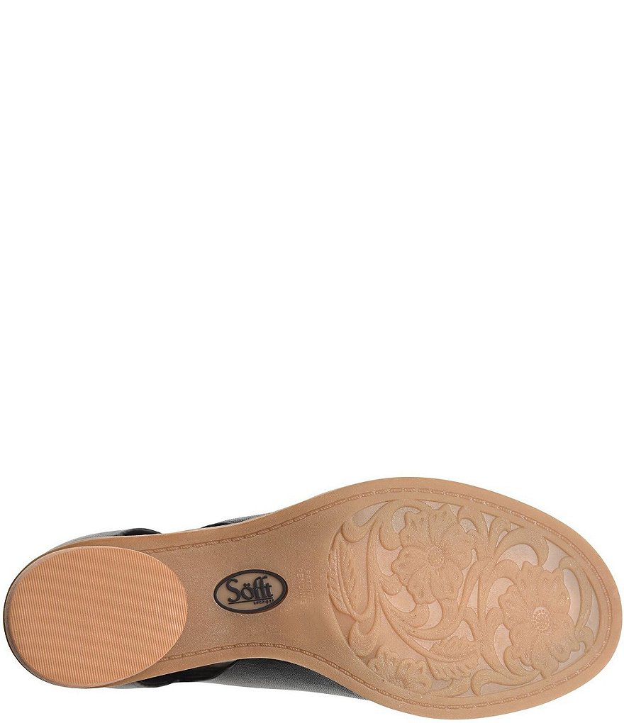 Sofft Carleigh Rounded Stack Heel Peep Toe Shooties