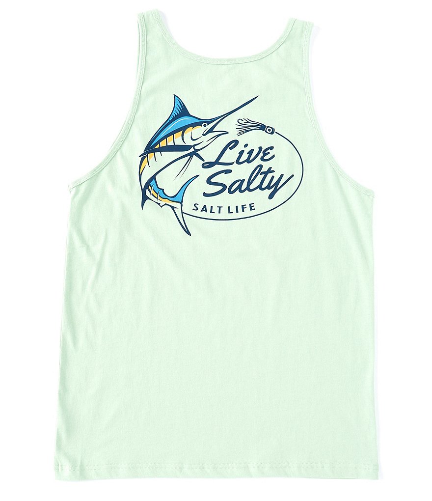Salt Life Sleeveless Marlin Lure Tank Top