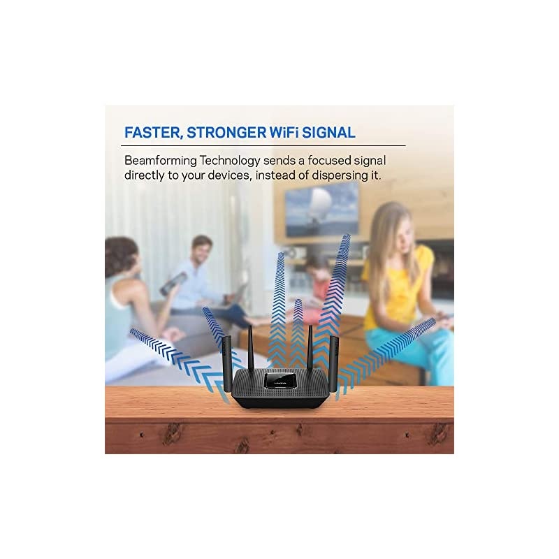 AC2200 Smart Mesh Wi-Fi Router for Home Mesh Networking, MU-MIMO Tri-Band Wireless Gigabit Mesh Router, Fast Speeds up to 2.2 Gbps, coverage up to 2,000 sq ft, up to 20 devices (MR8300)