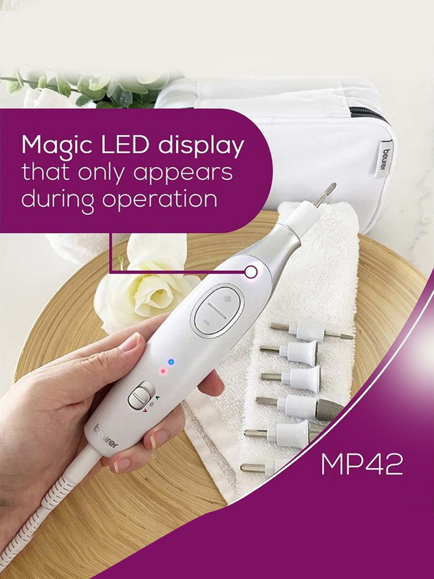 Beurer MP 42 Manicure and Pedicure Set (White)