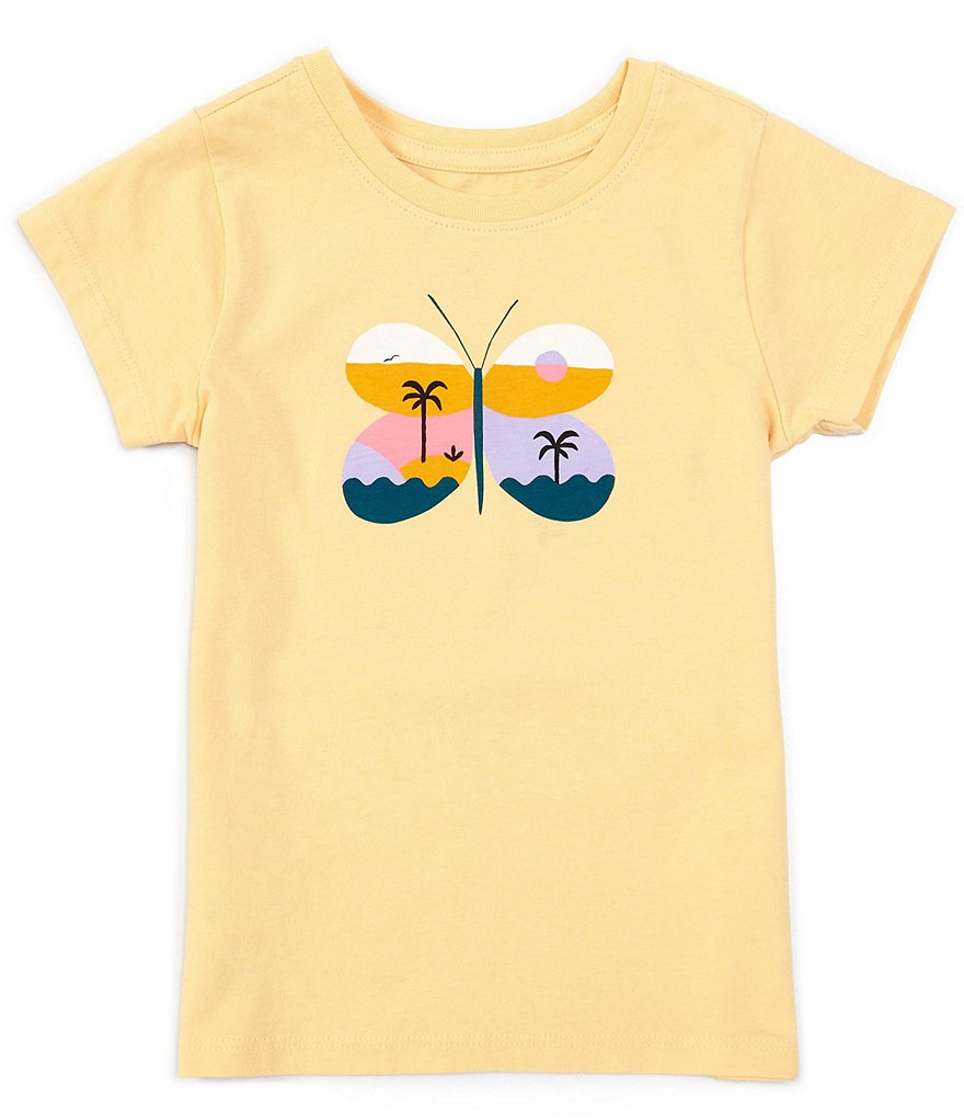 Tea Collection Little Girls 2-6 Short-Sleeve Butterfly Graphic Tee