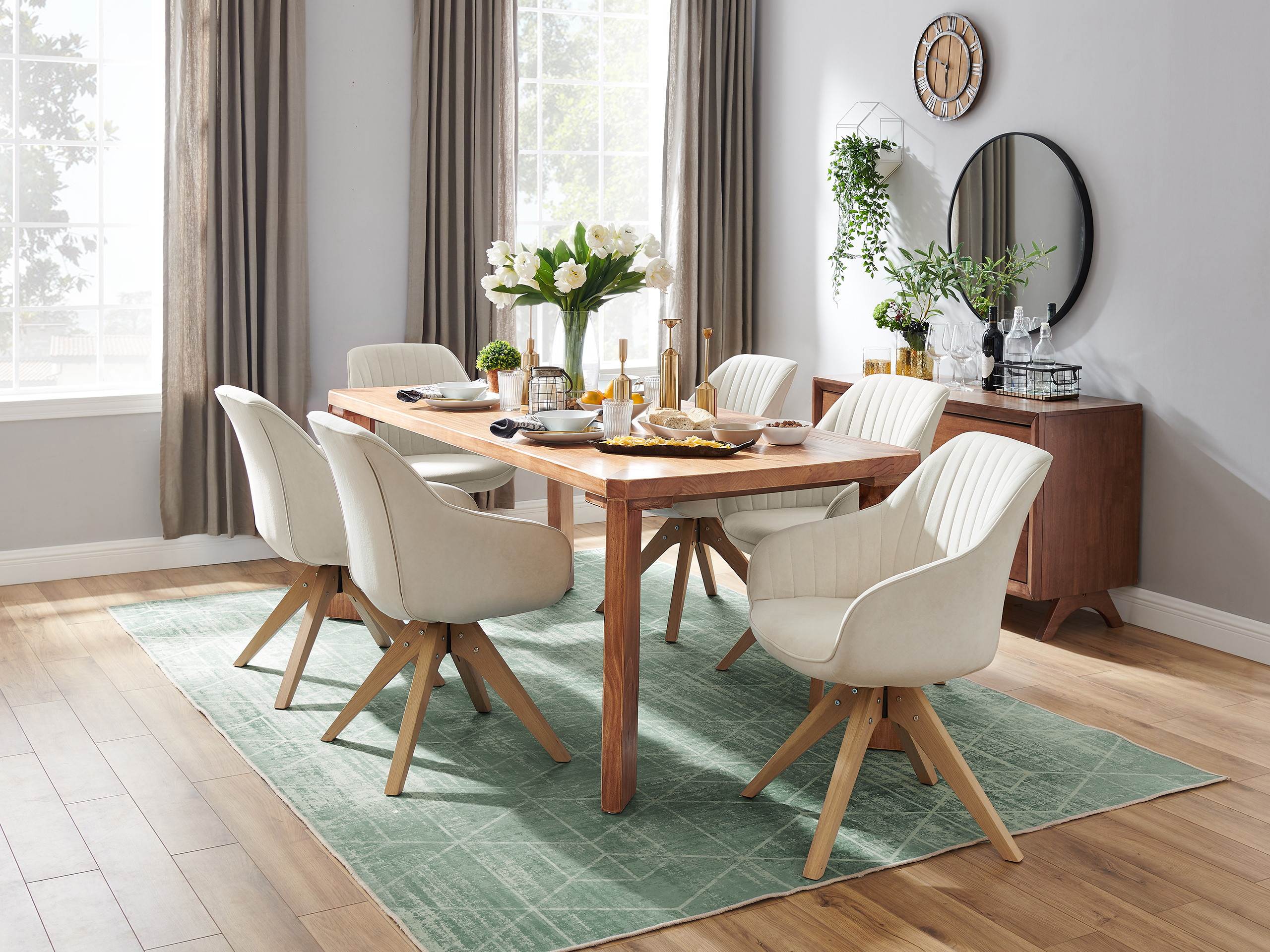 Modern Style 360 Degree Swivel Armchair Home Office Accent Computer Desk Chair For Workspace